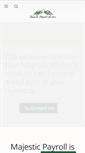 Mobile Screenshot of majesticpayroll.com