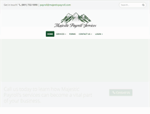 Tablet Screenshot of majesticpayroll.com